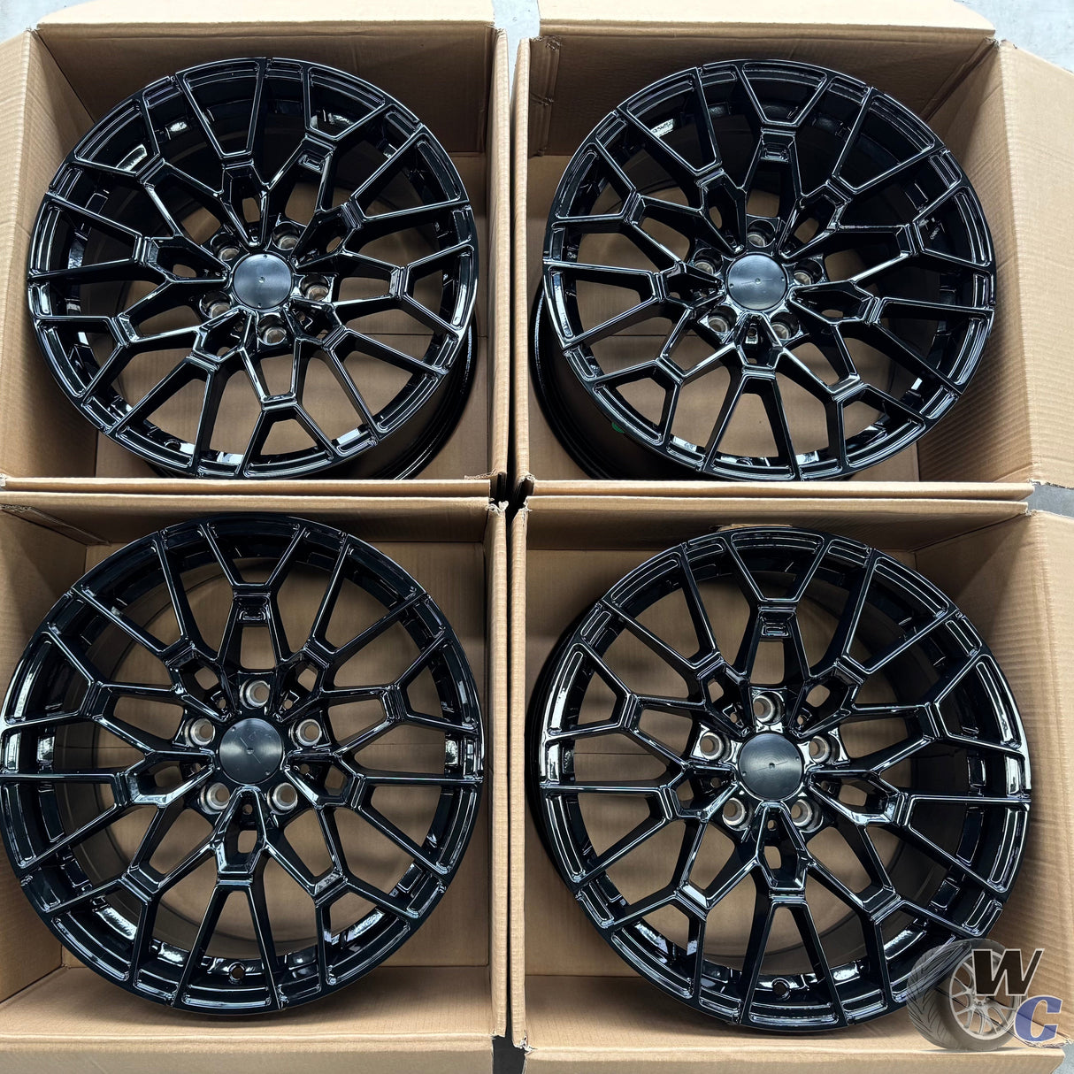 18” Wheels Fit BMW 3 Series 2012–2020 | Factory Style Rims | Gloss Black | Set of 4