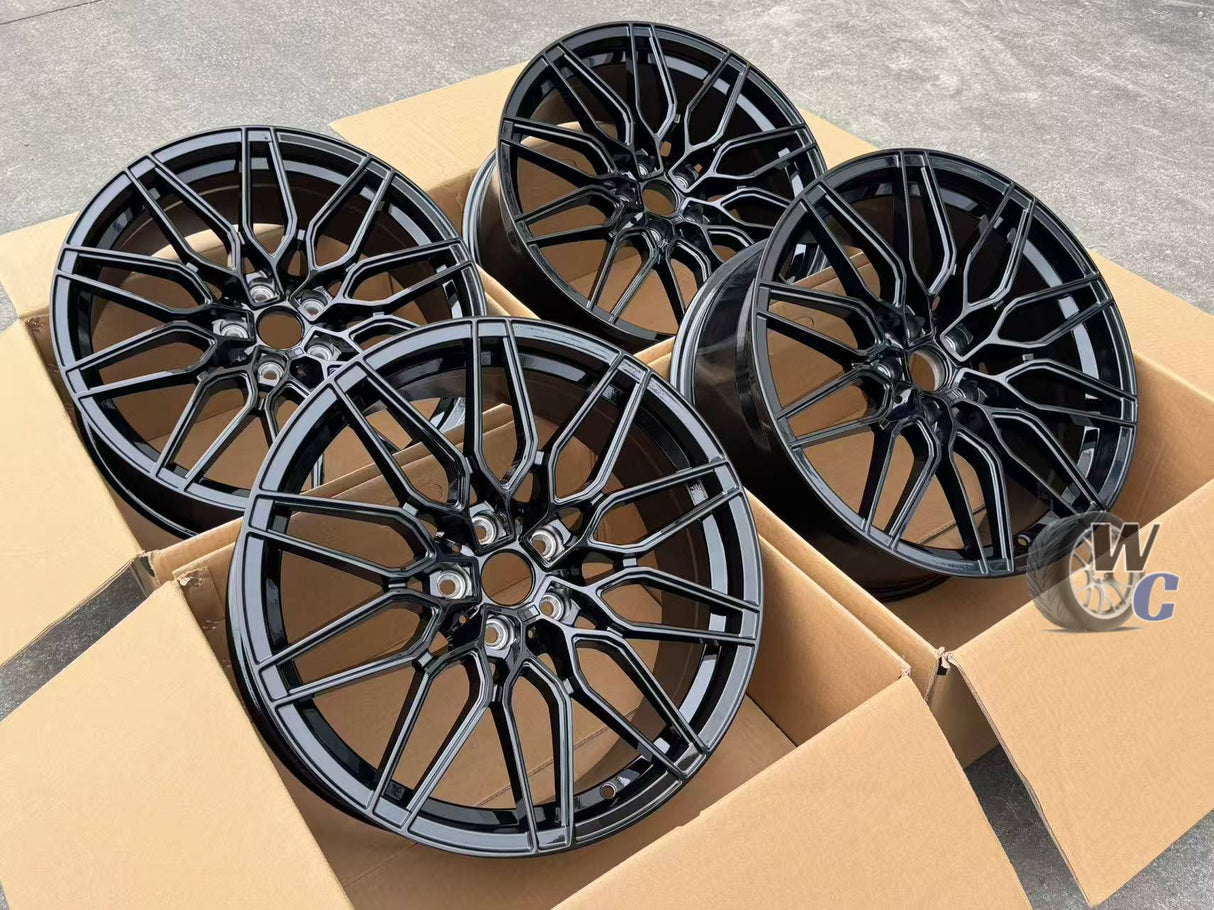 19” Wheels Fit BMW X3 2019–2025 | Factory Style Rims | Gloss Black | Staggered Set of 4