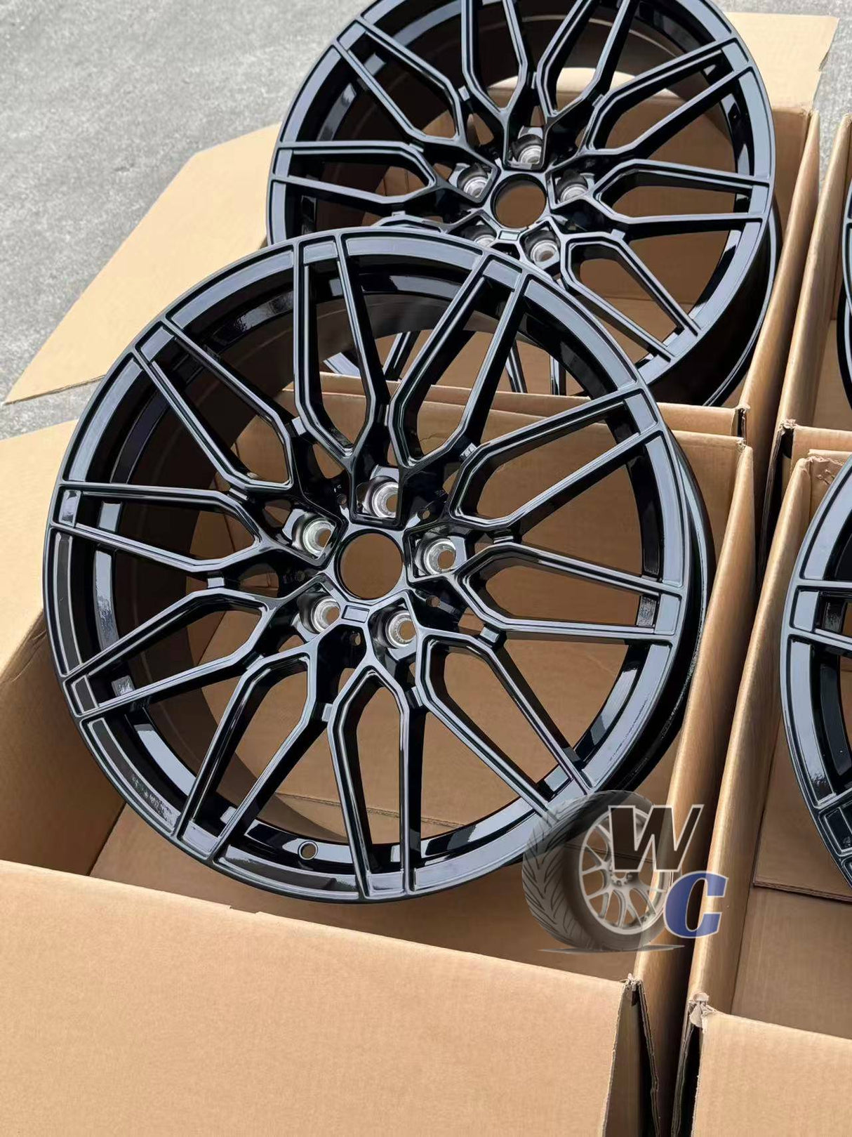 19” Wheels Fit BMW X3 2019–2025 | Factory Style Rims | Gloss Black | Staggered Set of 4