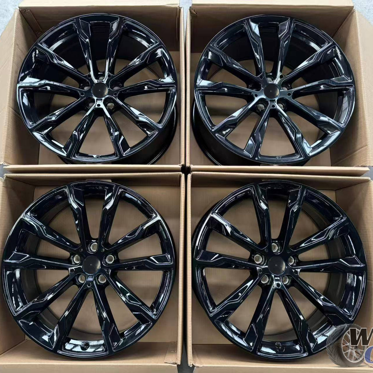 20” Wheels Fit BMW 3 Series 2019–2025 | Factory Style Rims | Gloss Black | Staggered Set of 4