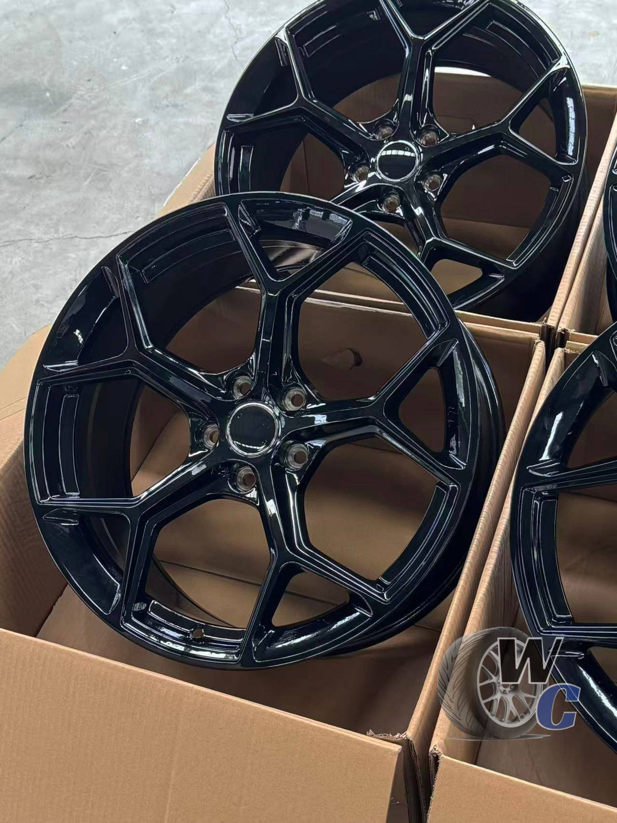 19” Wheels Fit Audi Q3 2019–2025 | OE Style Rims | Gloss Black | Set of 4