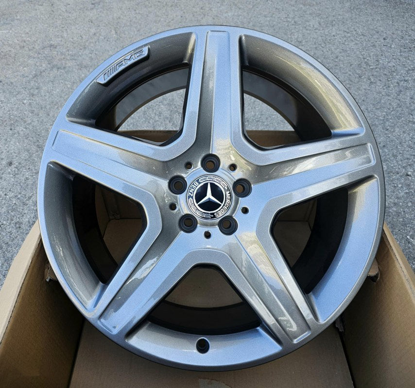 20” Mercedes-Benz GLE 53 AMG Rims 2018 2019 2020 2021 2022 2023 2024 2025 2026 OEM Original Wheels 20x9 Silver with Machine Face