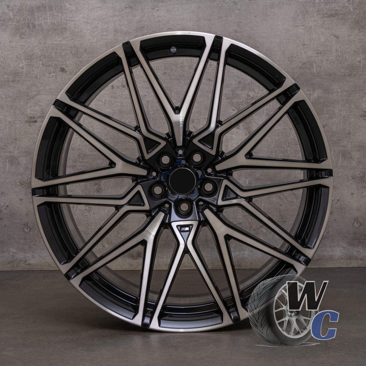 20” Wheels Fit BMW X7 2019–2025 | Factory Style Rims | Gloss Black Machined Face | Set of 4