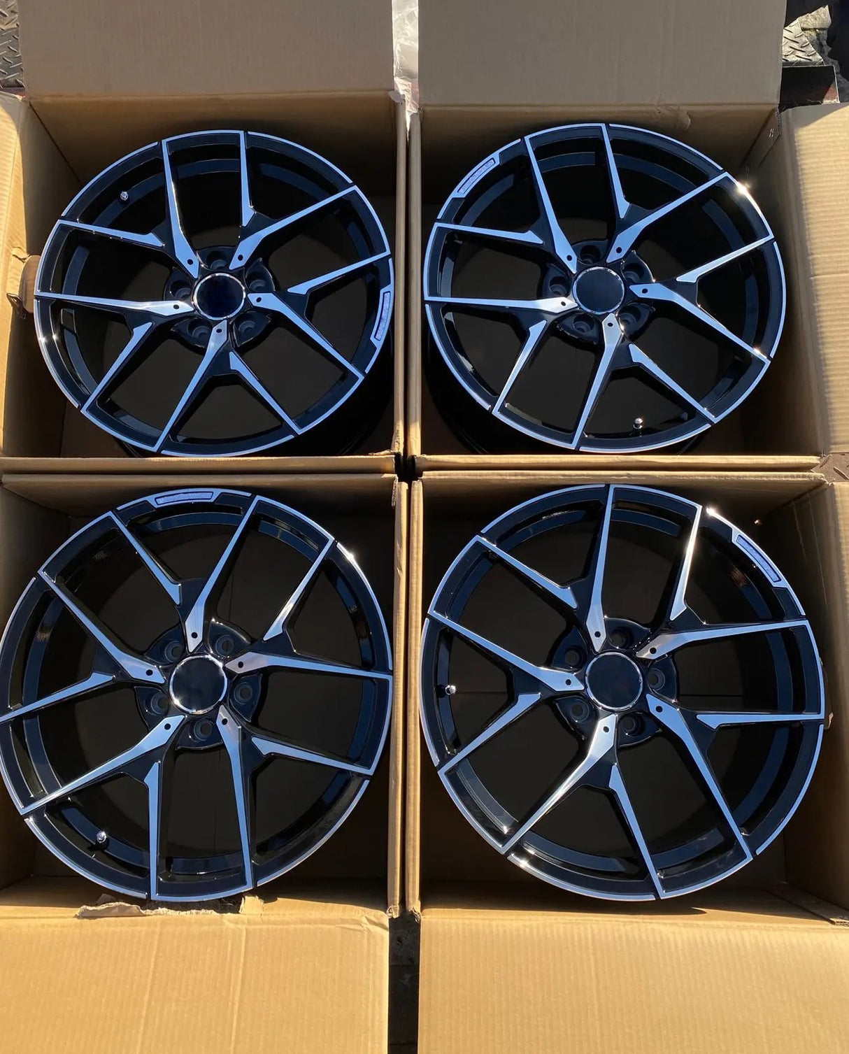 20” Rims - Made to Fit Mercedes-Benz C 300 (RWD), C 300 4MATIC (AWD), C 300e (plug-in hybrid), AMG C 43, AMG C 63 S | OE Style | 2020 2021 2022 2023 2024 2025 2026 | 20x8.5/9.5 Wheels Brand New - Model 40