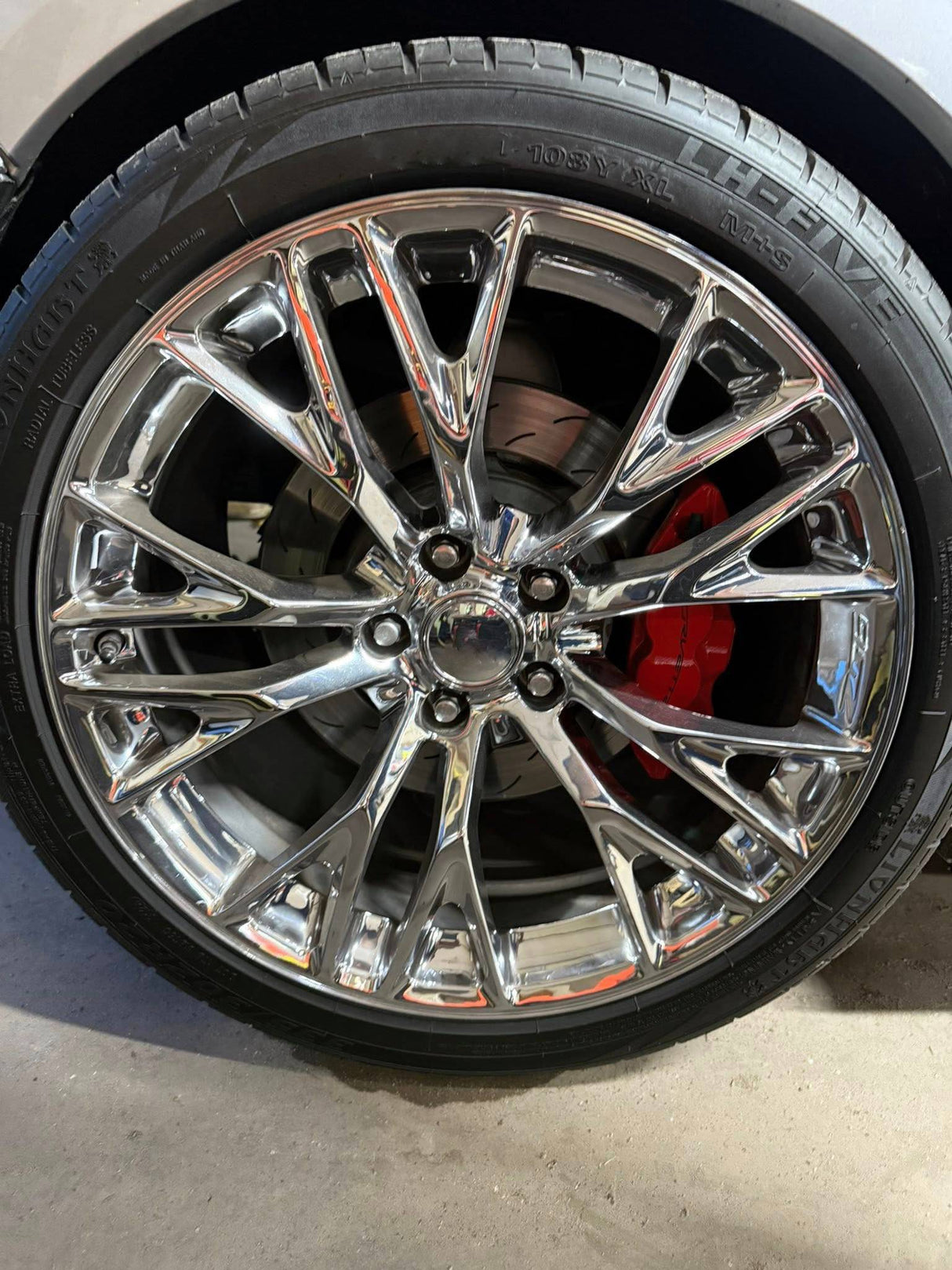 17”/18” Rims - Made to Fit Chevrolet Corvette, Coupe, Convertible, Z06, ZR1, Grand Sport | OE Style | 2005 2006 2007 2008 2009 2010 2011 2012 2013 | 17x9.5 Front, 18x? Rear Wheels Brand New - Model 62