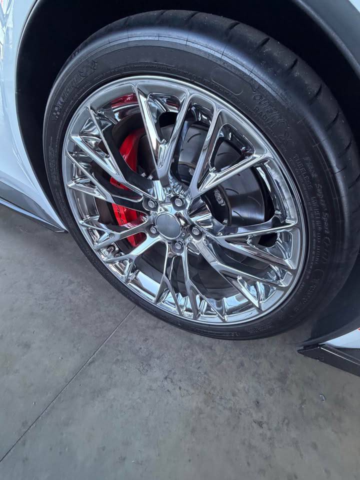 17”/18” Rims - Made to Fit Chevrolet Corvette, Coupe, Convertible, Z06, ZR1, Grand Sport | OE Style | 2005 2006 2007 2008 2009 2010 2011 2012 2013 | 17x9.5 Front, 18x? Rear Wheels Brand New - Model 62