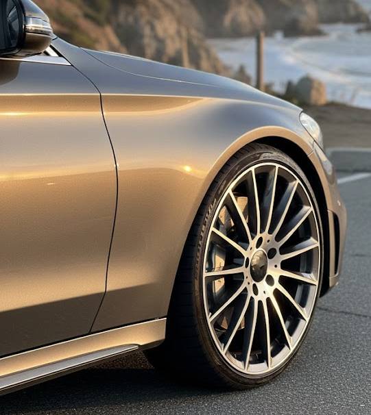 18” Wheels Fit Mercedes-Benz E-Class AMG 2013–2025 | OE Style Rims | Gunmetal Machined Face | Set of 4