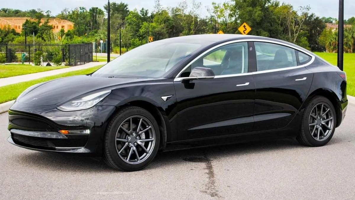 New Replacement 18-Inch Rim For Tesla Model 3 (2017–2020) – OE Style Aluminum Alloy Wheel | 18x8.5" | Direct Fit Factory Match for Tesla Part #104422100A 104422100B 104422100C