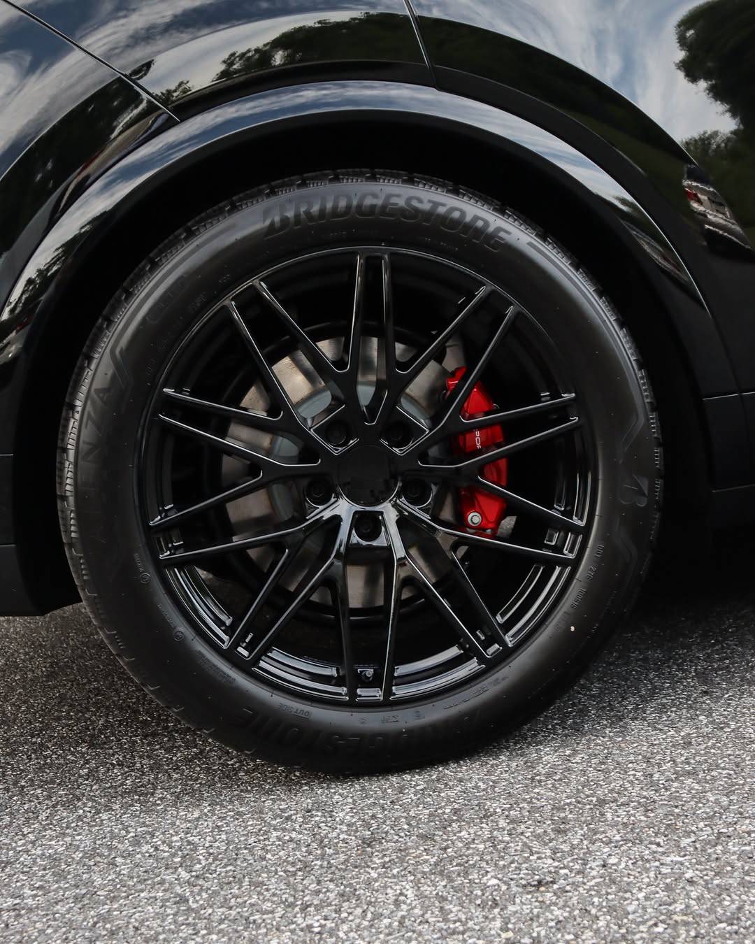 21” Wheels Fit Porsche Cayenne 2011–2026 | OE Style Rims | Gloss Black | Staggered Set of 4