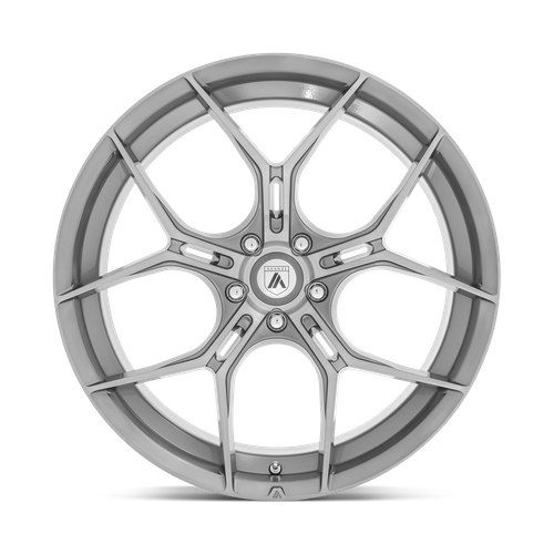 22X9 Asanti Black ABL-37 MONARCH TITANIUM BRUSHED 5X120
