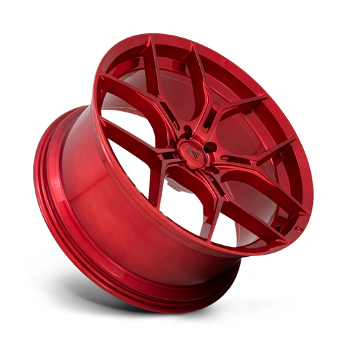 22X9 Asanti Black ABL-37 MONARCH CANDY RED 5X114.3