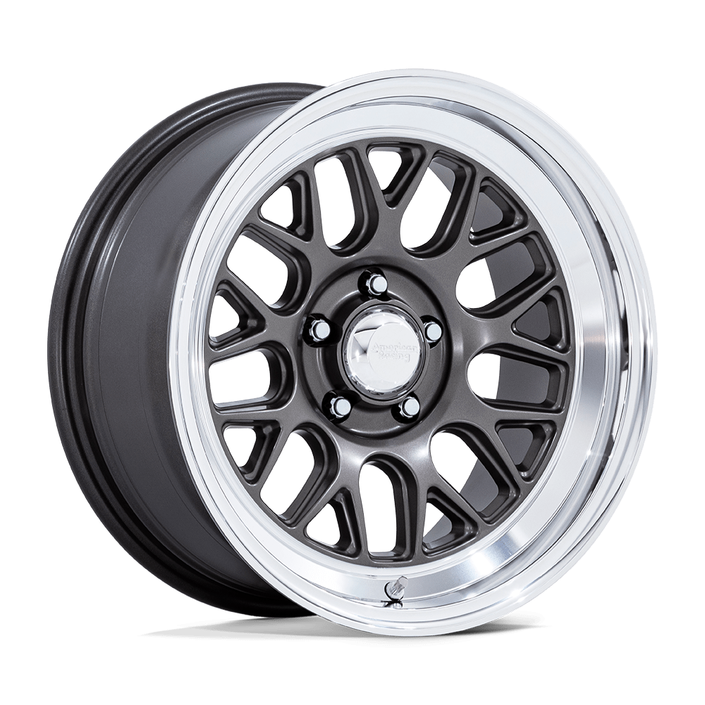 17X7 American Racing Vintage VN516 G-FORCE MATTE ANTHRACITE W/ DC-LIP 5X114.3