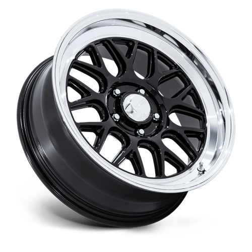 18X9 American Racing Vintage VN516 G-FORCE GLOSS BLACK W/ DC-LIP 5X114.3