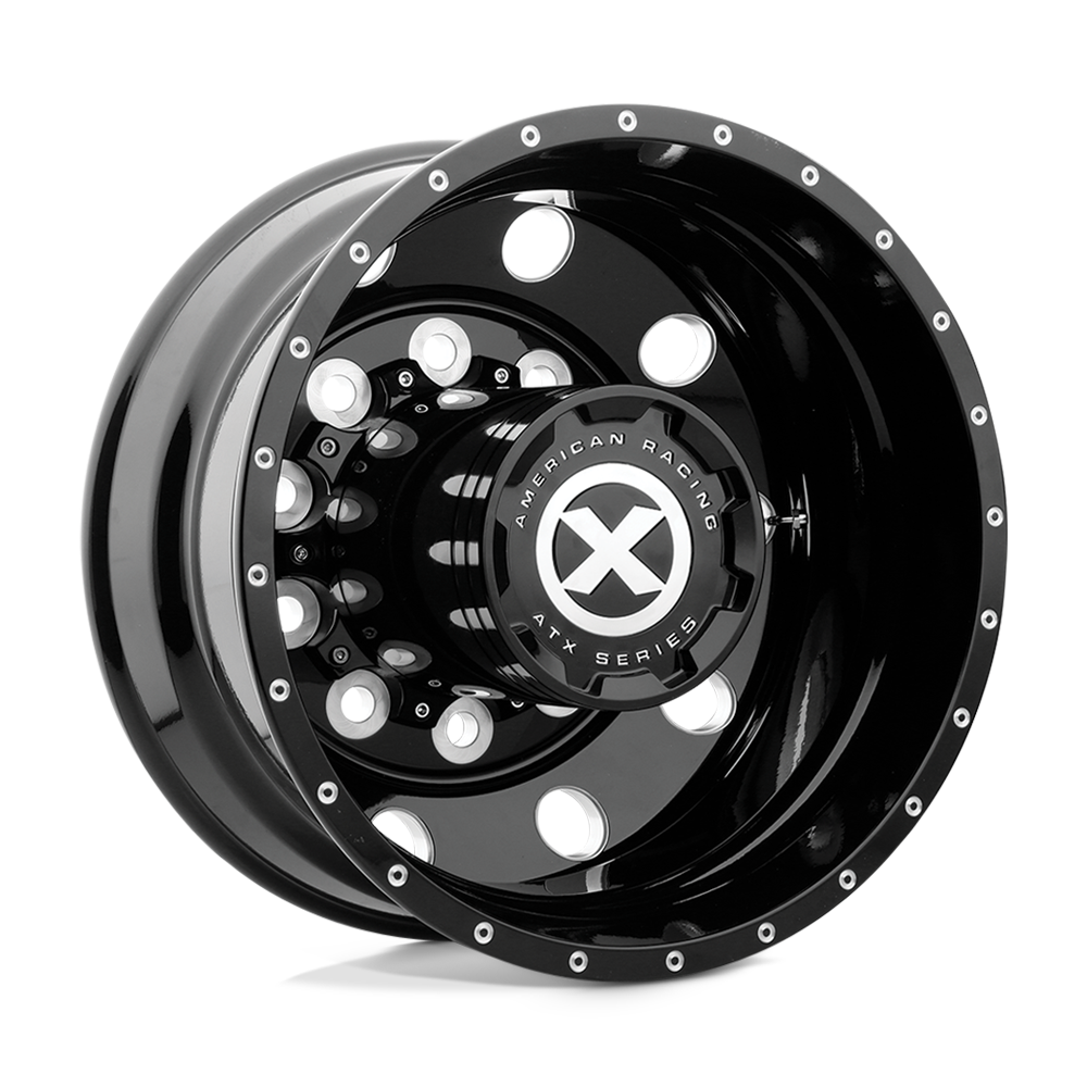 22.5X8.25 ATX AO405 TREX GLOSS BLACK MILLED 10X285.75