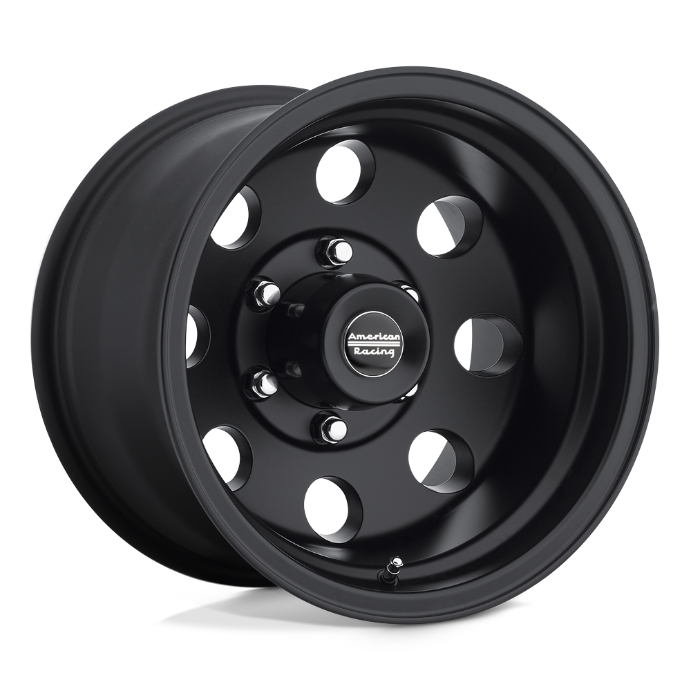 15X10 American Racing AR172 BAJA SATIN BLACK 5X114.3