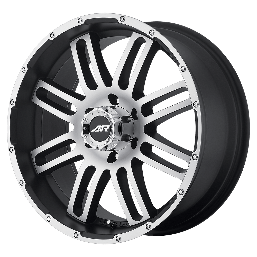 20X9 American Racing AR901 SATIN BLACK MACHINED 6X139.7