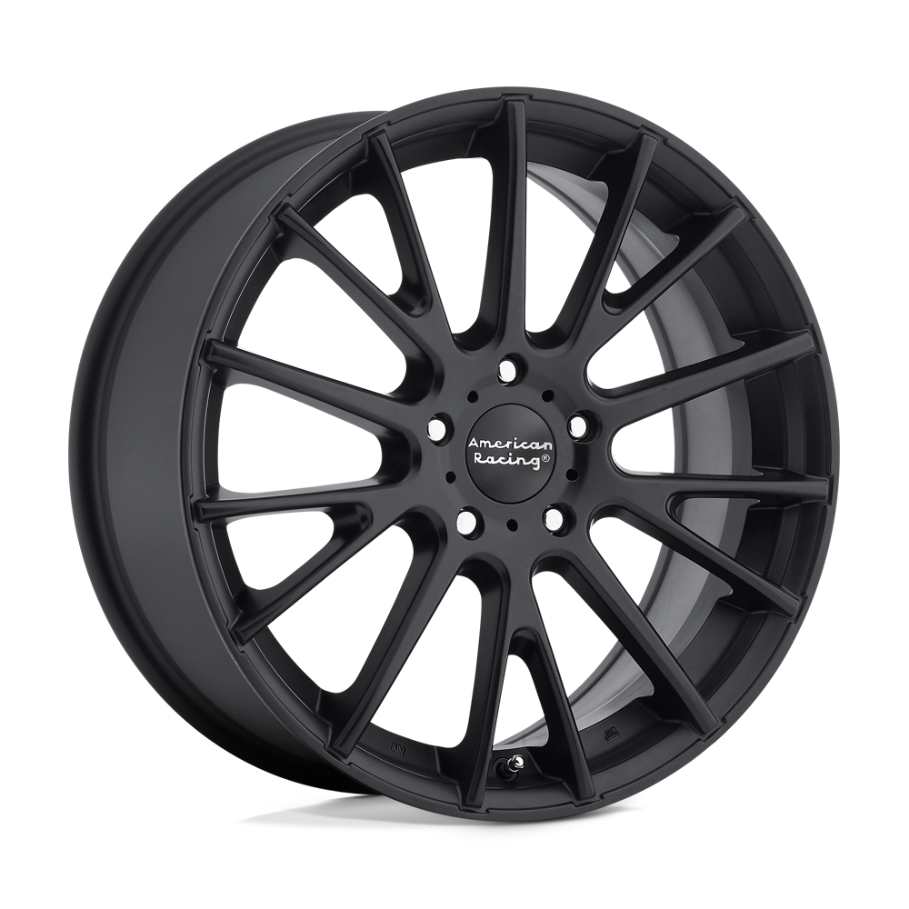 17X7 American Racing AR904 SATIN BLACK 5X114.3