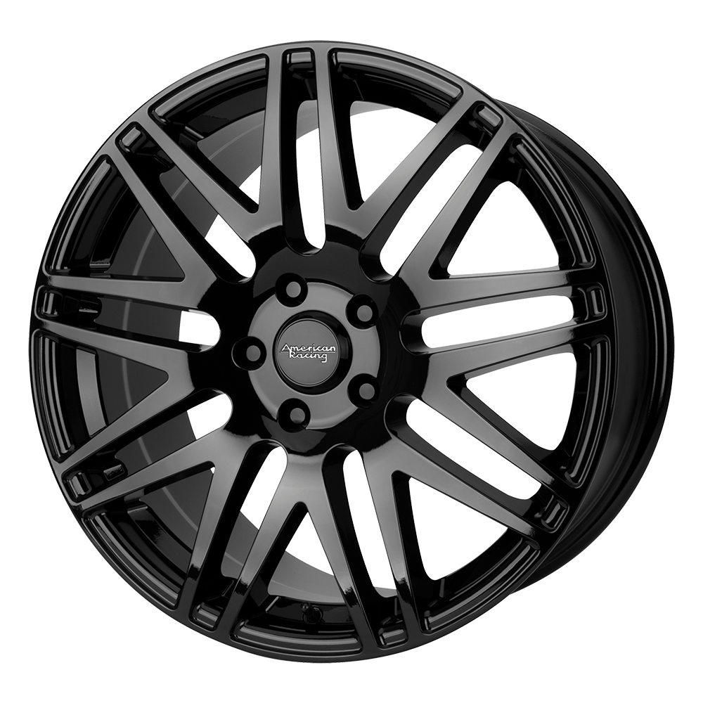 17X7 American Racing AR928 GLOSS BLACK 5X108