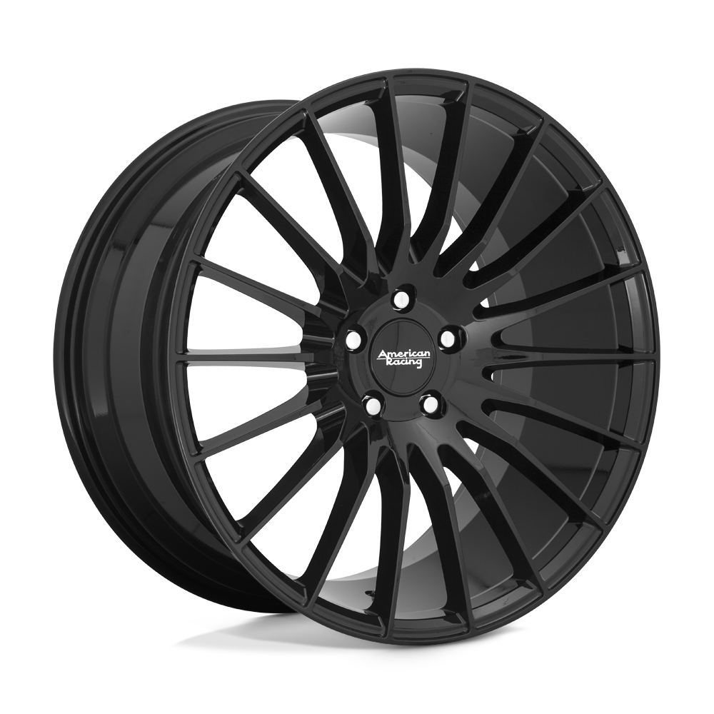 20X10 American Racing AR934 FASTLANE GLOSS BLACK 5X114.3