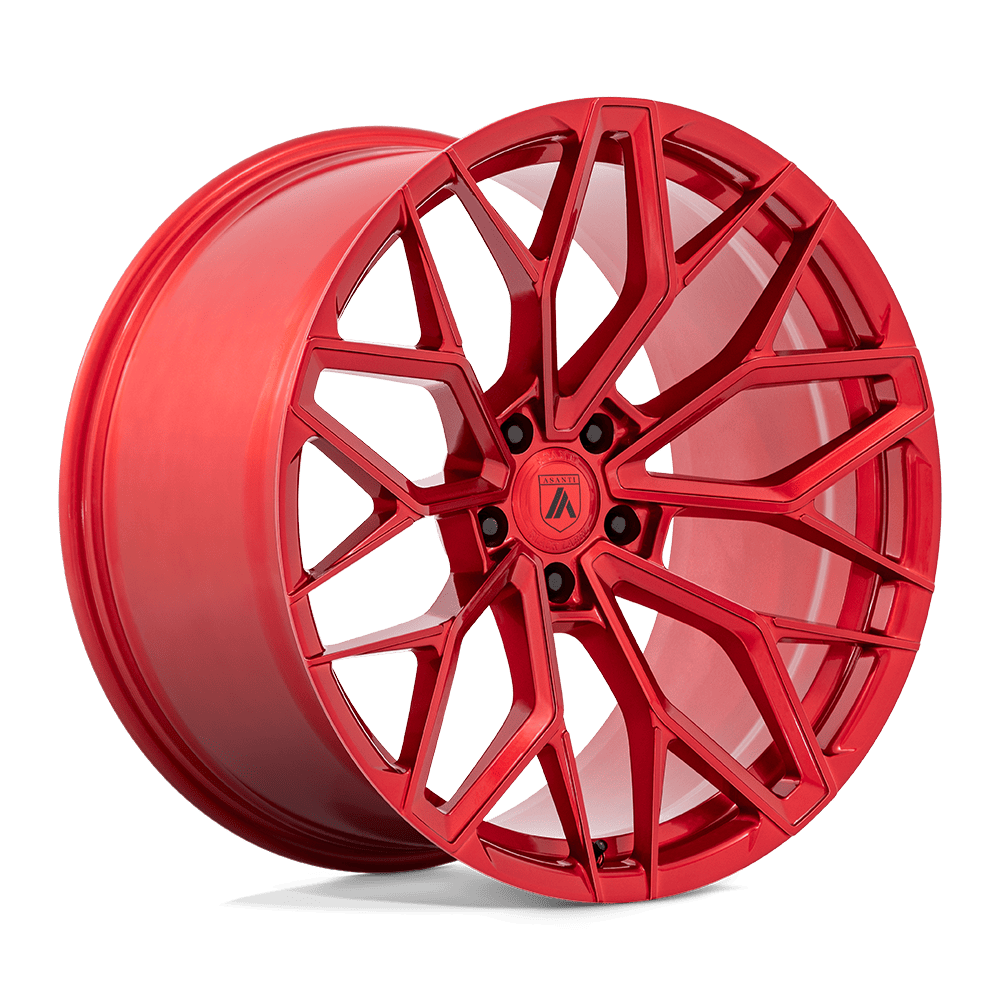 20X8.5 Asanti Black AB039 MOGUL 5 CANDY RED 5X120