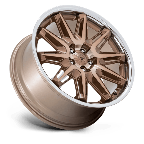 22X10.5 Asanti Black AB047 IMPERATOR BRONZE MACHINED W/ SS LIP 5X120