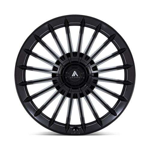 24X10 Asanti Black AB048 VICEROY MATTE BLACK BLANK