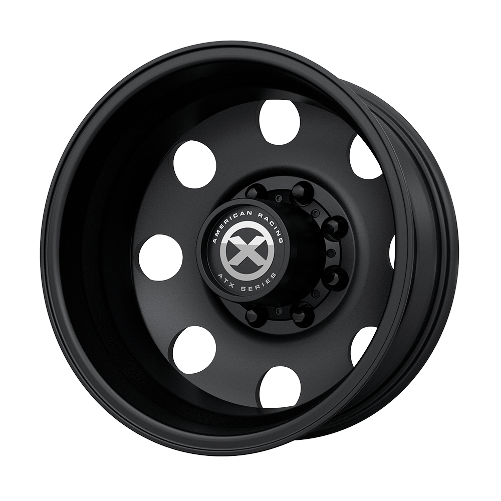16X6 ATX Series AX204 BAJA DUALLY SATIN BLACK 8X170