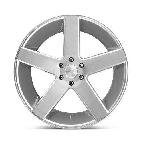 24X10 DUB 1PC S218 BALLER GLOSS SILVER BRUSHED 6X139.7