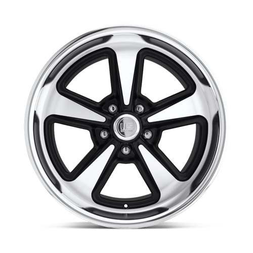 18X8 US Mag 1PC U109 BANDIT MATTE BLACK MACHINED 5X120.65