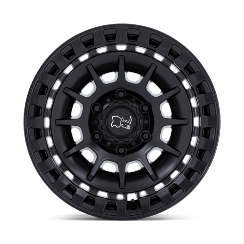 17X8.5 Black Rhino Hard Alloys BARRAGE MATTE BLACK 6X135
