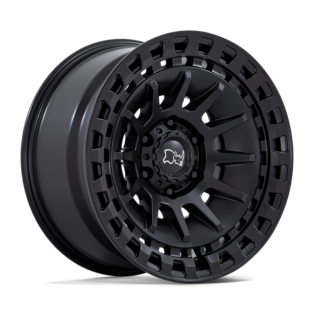 18X9 Black Rhino Hard Alloys BARRAGE MATTE BLACK 5X127