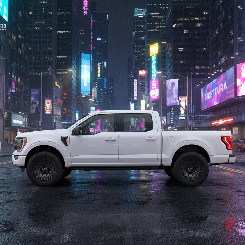 20" Black Rhino Hard Alloys BARRICADE GUN BLACK W/ BLACK ROCK GUARD 6X135