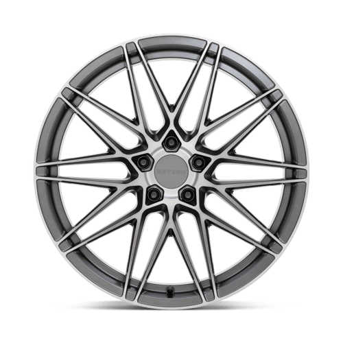 20" Beyern DAMON MATTE GUNMETAL W/ BRUSHED FACE 5X120