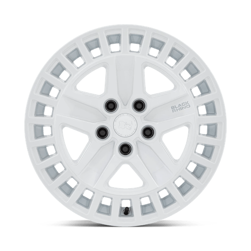 18X8.5 Black Rhino Hard Alloys ALSTON GLOSS WHITE 5X114.3