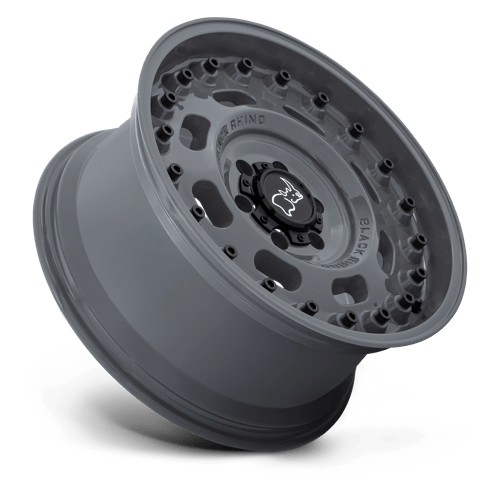 18" Black Rhino Hard Alloys AXLE BATTLESHIP GRAY 8X170