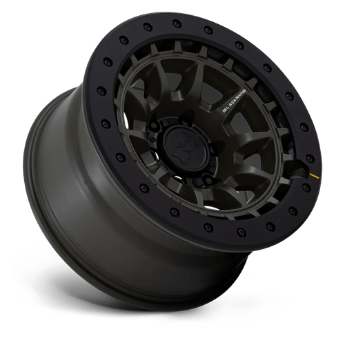 17X8.5 Black Rhino Hard Alloys BR016 TUSK OLIVE DRAB GREEN 6X114.3