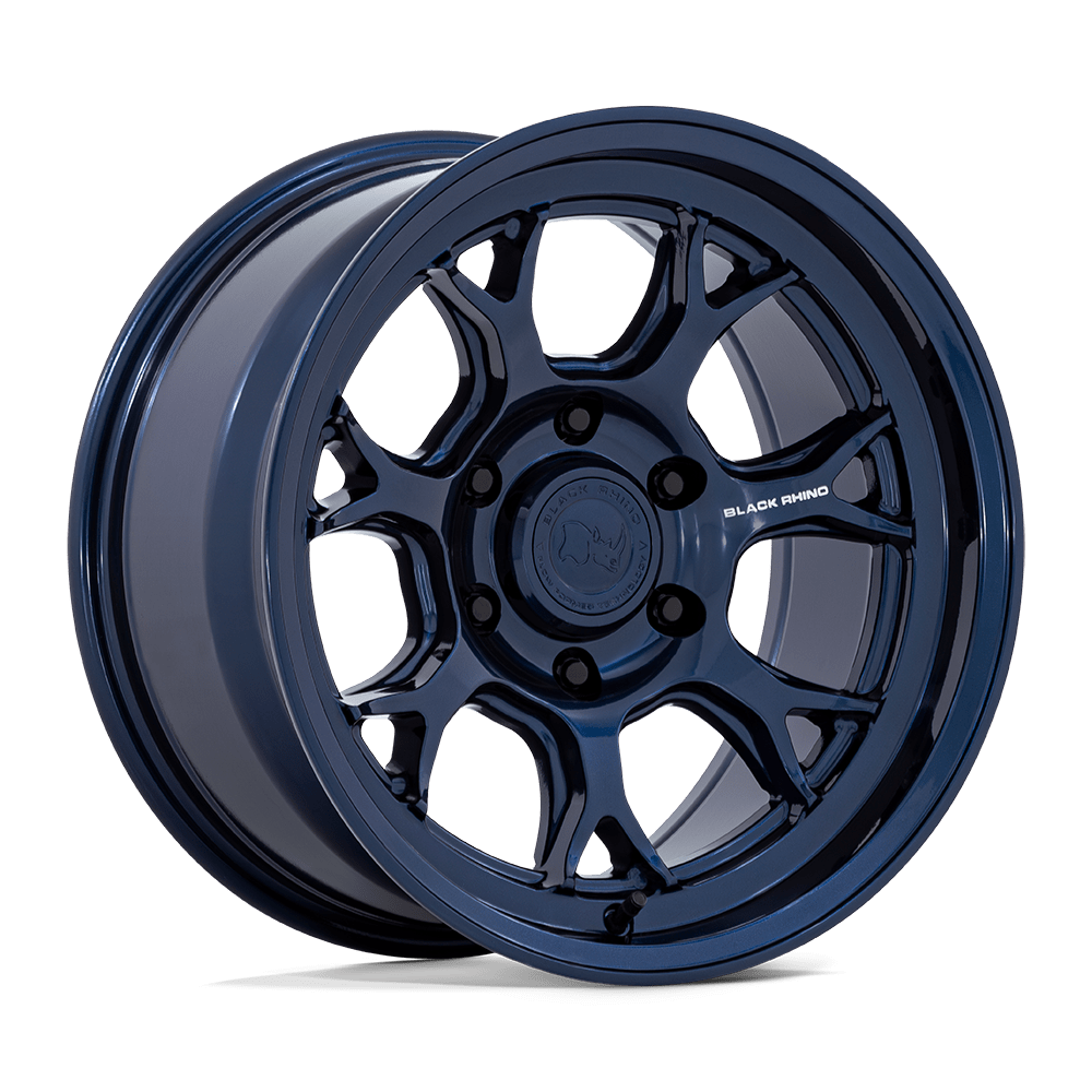 17X8.5 Black Rhino Hard Alloys BR017 ETOSHA GLOSS MIDNIGHT BLUE 6X135