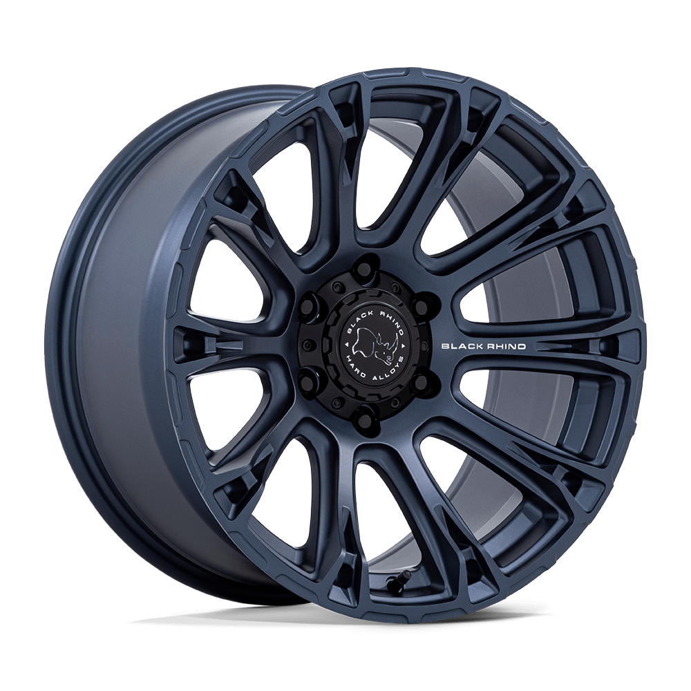 17X8.5 Black Rhino Hard Alloys BR020 DIAMONDBACK RIMS - METALLIC BLUE 6X114.3
