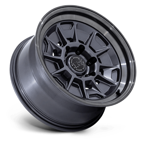 17X8.5 Black Rhino Hard Alloys BR021 MONDO MATTE GUNMETAL W/ G-GRAY LIP 6X139.7