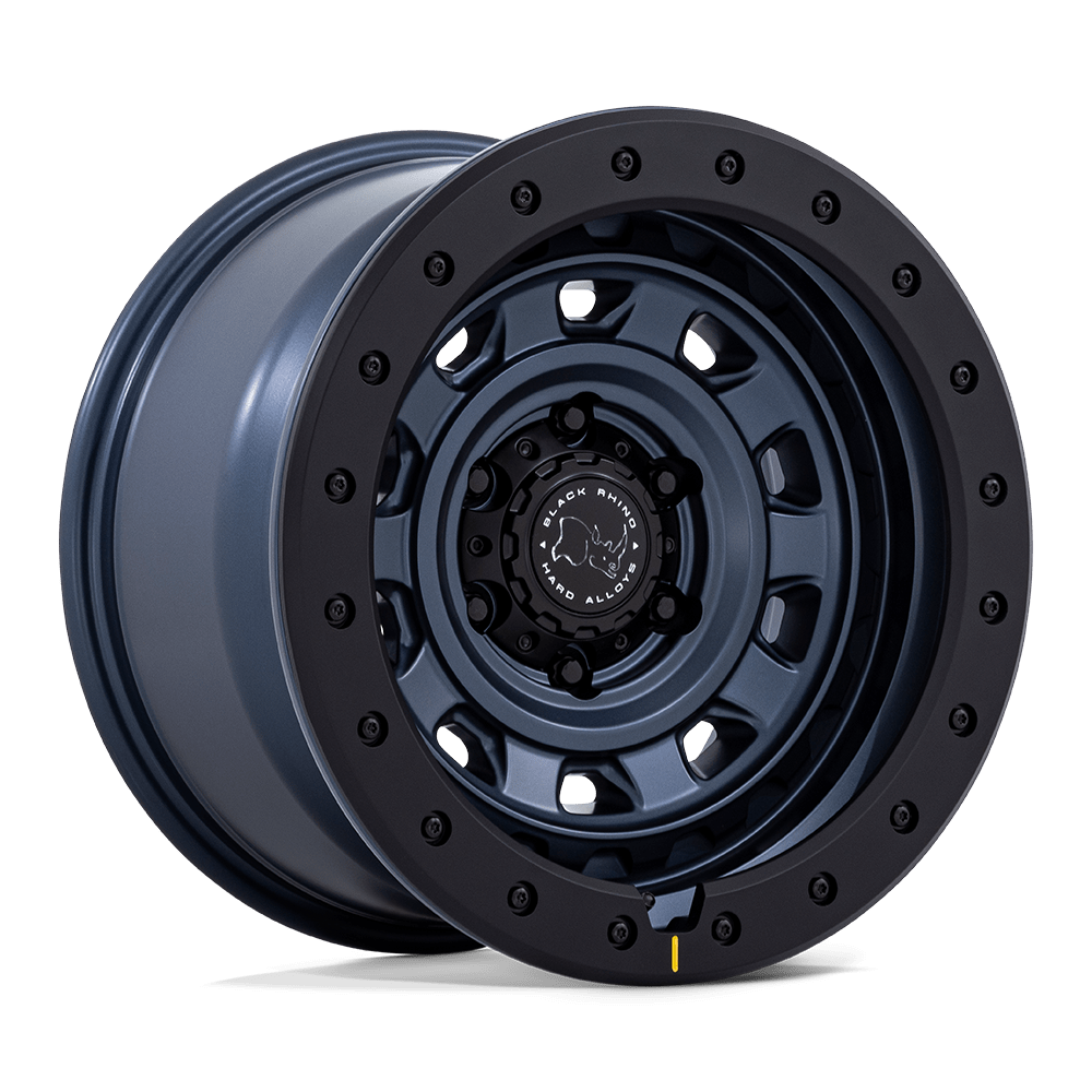 17X9 Black Rhino Hard Alloys BR023 XPLORER METALLIC BLUE W/ MATTE BLACK L 6X135