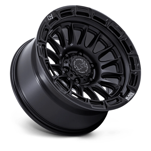 17X8.5 Black Rhino Hard Alloys BR025 RIVAL MATTE BLACK W/ GLOSS BLK-LP 6X139.7