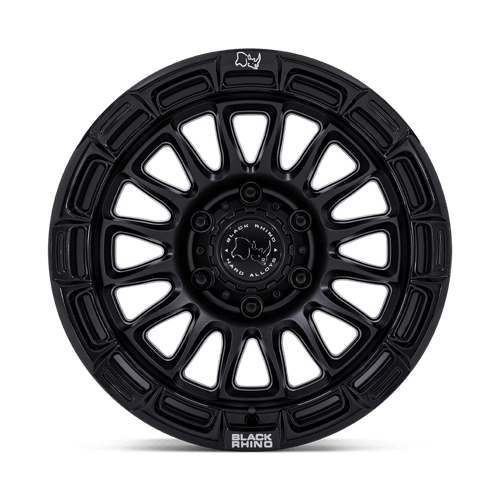 17X8.5 Black Rhino Hard Alloys BR025 RIVAL MATTE BLACK W/ GLOSS BLK-LP 5X114.3