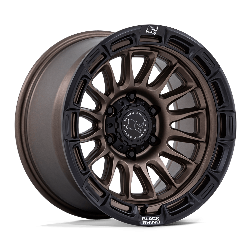 20X9 Black Rhino Hard Alloys BR025 RIVAL BURNT BRONZE W/ MATTE BLK-LP 5X114.3