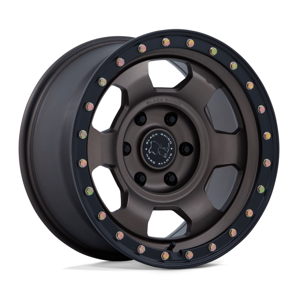 17X8.5 Black Rhino Hard Alloys BR029 TROOPER BURNT BRONZE W/ MATTE BLK-LP 6X135