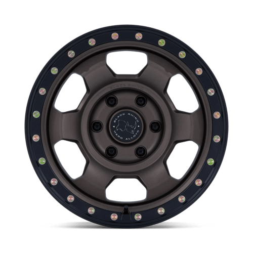 17X8.5 Black Rhino Hard Alloys BR029 TROOPER BURNT BRONZE W/ MATTE BLK-LP 6X139.7
