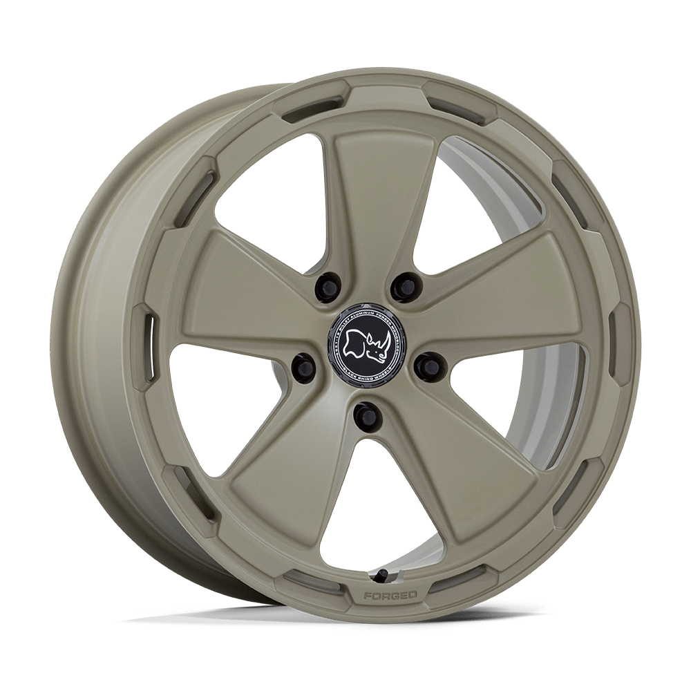 18X8 Black Rhino Hard Alloys TAIGA MATTE STONE GRAY 5X130