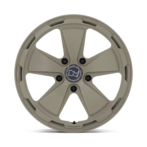 18X8 Black Rhino Hard Alloys TAIGA MATTE STONE GRAY 5X130