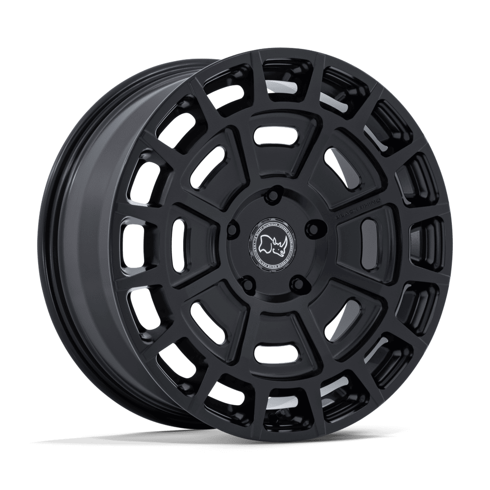 20X8.5 Black Rhino Hard Alloys BR404 VOLTAIC MATTE BLACK 5X139.7