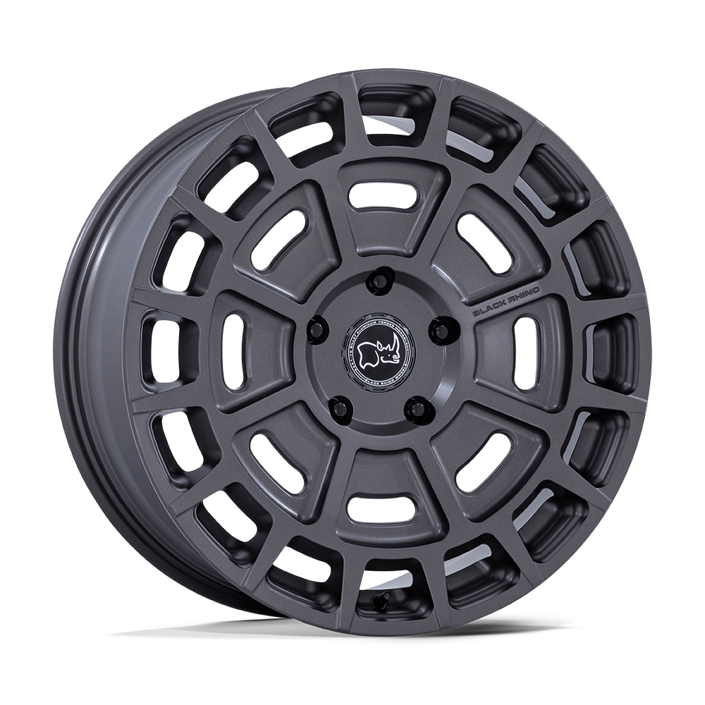 20X8.5 Black Rhino Hard Alloys BR404 VOLTAIC MATTE GUNMETAL 5X139.7
