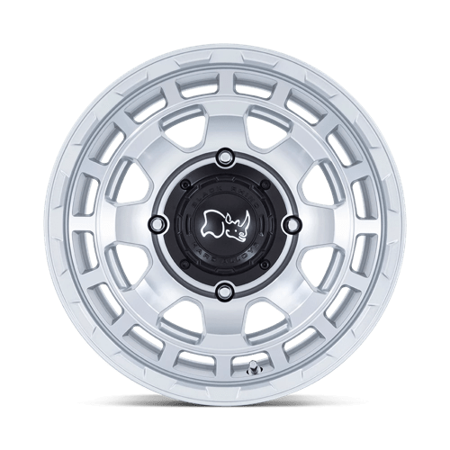 14X7 Black Rhino Hard Alloys - UTV CHAMBER UTV HYPER SILVER W/ MACHINED FACE 4X156